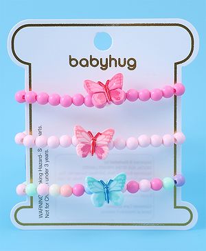 Babyhug Free Size Bracelets & Bangles Pack of 3 - Multi color