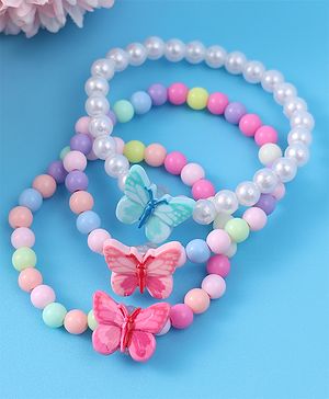 Babyhug Free Size Bracelets Pack of 3 - Multicolor