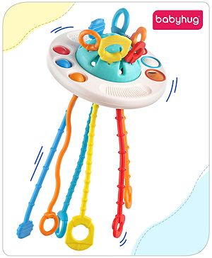 Babyhug Little Explorer's UFO Montessori Toy - Multicolor