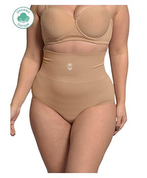 Inner Sense Lycra Solid Antimicrobial Seamless Tummy Tucker - Skin