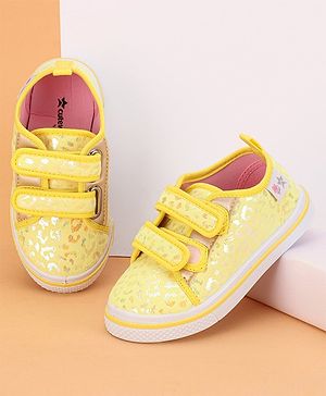 Cute Walk by Babyhug Velcro Closure Casual Shoes - Yellow