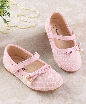 Cute Walk by Babyhug Velcro Closure Ballerina - Pink