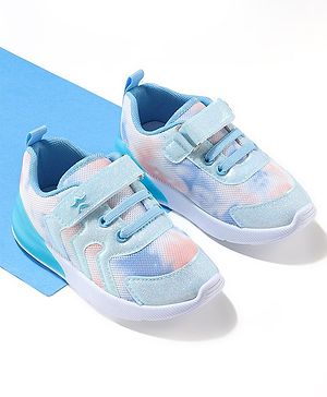Cute Walk by Babyhug Velcro Closure Sneaker - Light Blue