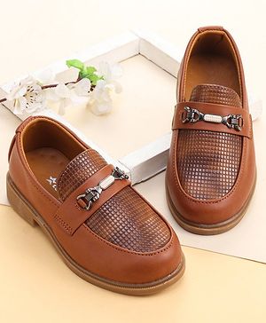 Cute Walk by Babyhug Slip On  Formal Shoes - Brown
