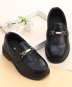 Cute Walk by Babyhug Slip On  Formal Shoes - Black
