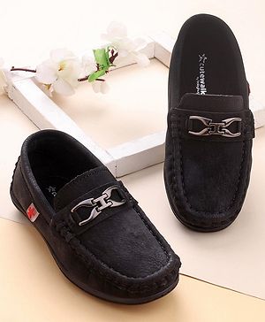 Cute Walk by Babyhug Slip On Party Formal Shoes - Black