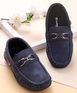 Cute Walk by Babyhug Slip On Party Formal Shoes - Blue