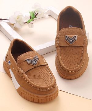 Cute Walk by Babyhug Slip On Loafers - Brown