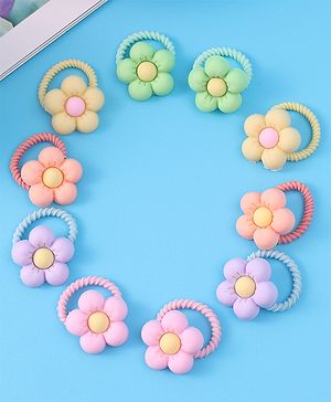 Babyhug Hair Rubber Bands Multicolor Free Size Girl