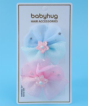 Babyhug Hair Pins And Clips Free Size - Multicolor