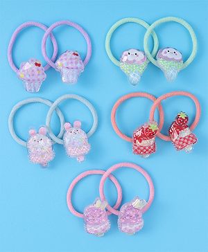 Babyhug Hair Rubber Bands - Multicolor