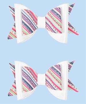 Aye Candy Set Of 2 Striped Bow...