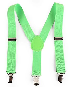 Babyhug Y Shape Suspenders - Green