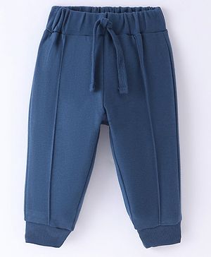 Zero Interlock Knit Full Length Lounge Pant - Blue