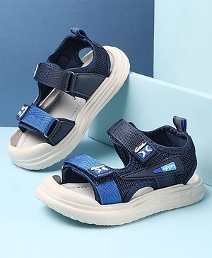 Cute Walk by Babyhug Sandals with Velcro Closure - Blue