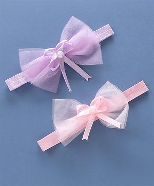 Babyhug Free Size Female Hair Bands Pack of 2 - Multicolor