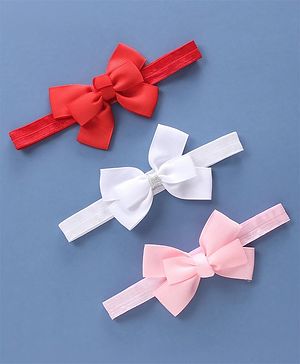 Babyhug Free Size Female Hair Bands Pack of 3 - Multicolor