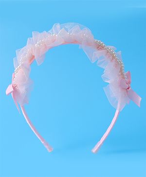 Pine Kids Beaded Hair Band - Light Pink