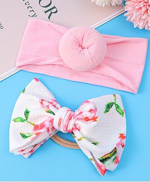 Babyhug Headbands Free Size Set of 2 - Multicolor