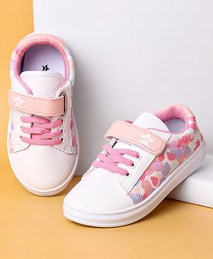Cute Walk by Babyhug Casual Shoes with Velcro Closure - Pink