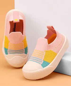 Cute Walk by Babyhug Slip On Solid Casual Shoes - Mint