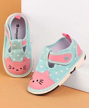 Cute Walk by Babyhug Musical Casual Shoes Velcro Closure - Blue