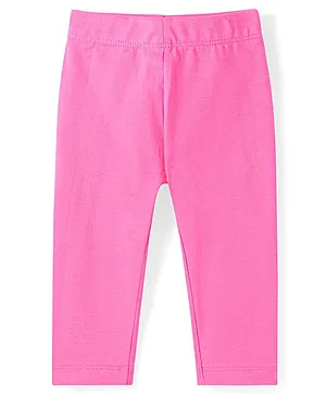 Babyhug
                              Cotton Lycra Knit Full Length Solid
                              Leggings with Stretch - Dark Pink