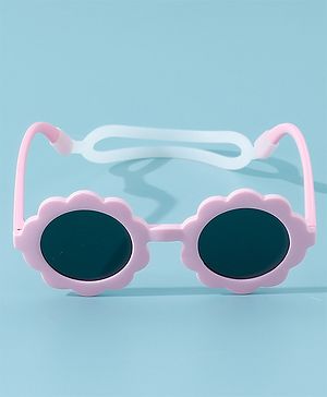 Babyhug Floral Shape Sunglasses - Pink