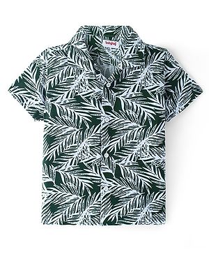 Babyhug Cotton Viscose Woven Half Sleeves Resort Colla