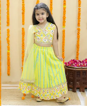 Lehenga Choli Girls 2 4 Years Yellow Ethnic Wear Online Buy Baby Kids Products at FirstCry