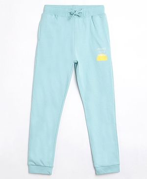 Campana 100% Cotton Sunny Days Printed Joggers - Light Blue