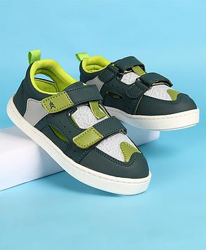 Pine Kids Velcro Closure Casual Shoes - Green