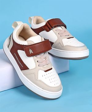 Pine Kids Velcro Closure Casual Shoes - Beige