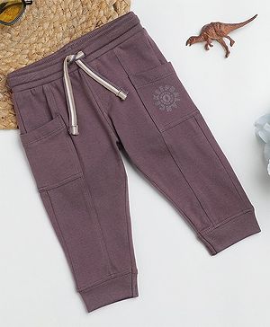 Milou Cotton Solid Bio Washed Pajama - Brown