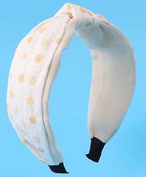Pine Kids Knotted Hair Band Free Size - Beige
