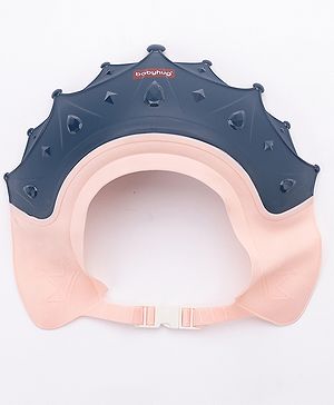 Babyhug Crown Shaped Shower Cap - Navy Blue