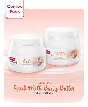 Babyhug Cream With Advanced Peach Milk Butter Pack Of 2 - 200 g Each