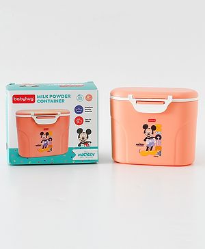 Babyhug Disney Milk Powder Storage Container with Spoon & Mickey Mouse Print - 500 ml