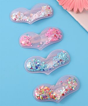 Pine Kids Snap Clips Pack of 4 - Multicolor