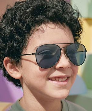 Pine Kids Free Size Sunglasses - Black