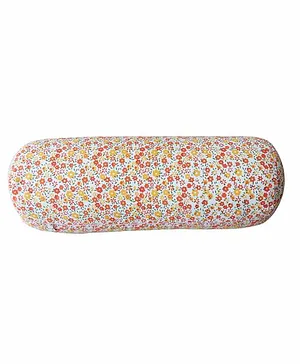 Kanyoga Therapeutic Bolster Pillow With Buckwheat Hull Filling - Multicolour