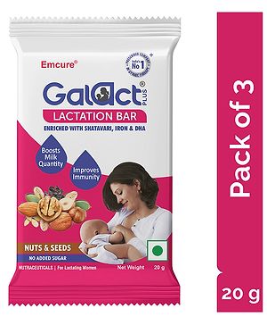 Galact Plus Lactation Bar Pack of 3 - 20 g Each