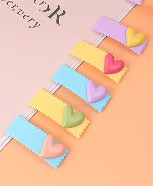 Babyhug Snap Clips Pack of 5 - Multicolor