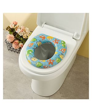 Babyhug Baby Potty Seat With Aquatic Print - Multicolor