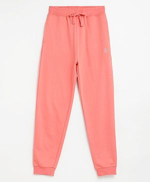 Campana Cotton Terry Solid Joggers - Pink