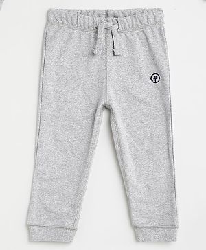 Campana Cotton Terry Solid Joggers - Grey Melange