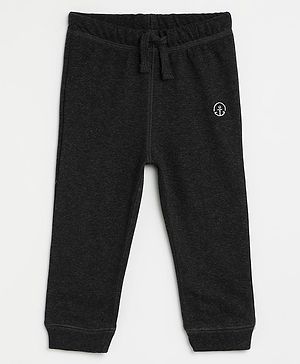 Campana Cotton Terry Solid Joggers - Charcoal