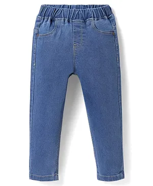 Babyhug
                              Denim Full length washed Jeggings with
                              Stretch - Blue