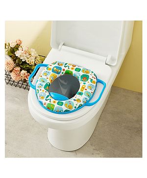Babyhug Insects Printed Potty Seat With Handle - White