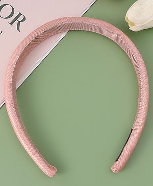 Pine Kids Free Size Solid Coloured Hair Band - Pink